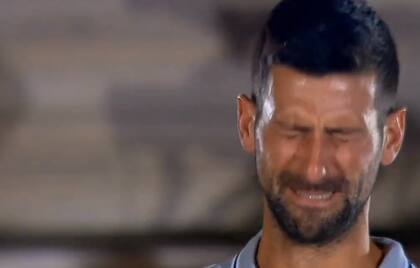 Djokovic, pura emoción en Belgrado