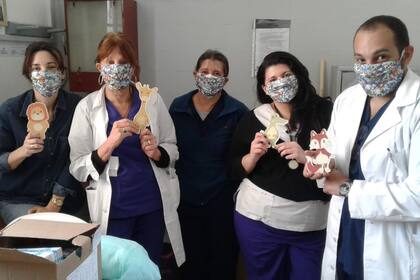 Djur Kids donó más de 300 animalitos al Hospital Tornú al comienzo de la pandemia en el país.