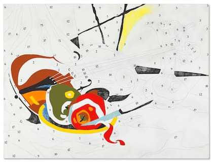 "Do It Yourself (Violin)" (1962), de Andy Warhol, vendida por US$25,9 millones