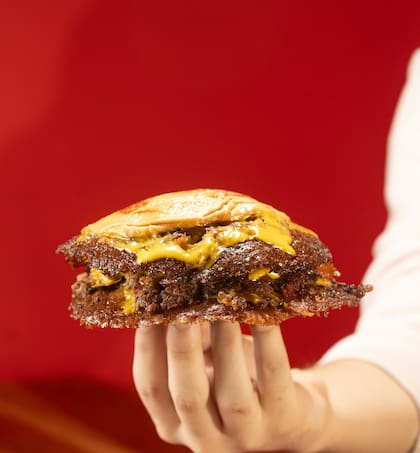 Doble cheesburger de 24 Street Burger