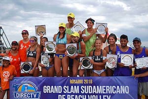 Beach Volley: Brasil se quedó con los dos títulos del Grand Slam de Rosario