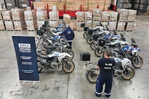 Frenan en Tierra del Fuego un convoy de motos de alta gama valuado en US$480.000
