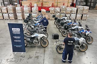 Frenan en Tierra del Fuego un convoy de motos de alta gama valuado en US$480.000