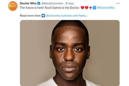 Doctor Who anunció a Ncuti Gatwa como su nuevo protagonista