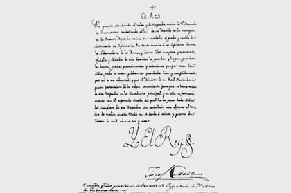 Documento en el que el rey Carlos IV de España otorga el grado de subteniente de infantería a Manuela Pedraza. Se conserva en el Instituto Histórico de la Ciudad de Buenos Aires.