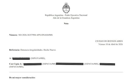 Documento interno del Ministerio de Salud sobre presuntos sobreprecios en compras de Andis