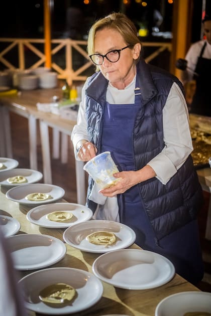 Dolli Irigoyen presentó un menú de seis pasos para los clientes HSBC.