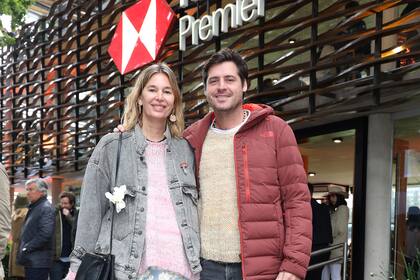Dolores Barreiro y Santiago Gomez Romero disfrutaron del polo en el palco de HSBC.