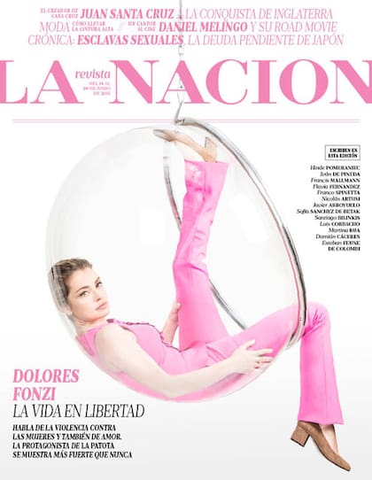 Dolores Fonzi, en la tapa de LA NACION Revista