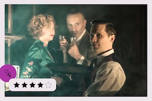 Dolores Ocampo, Leonardo Saggese y Martín Henderson, en El Almacén del fin del mundo