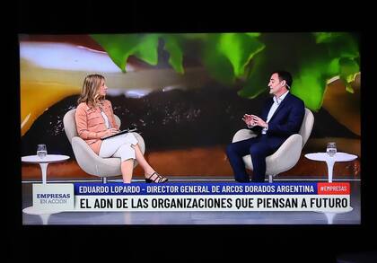 Dolores Pasman, periodista de LA NAICON, entrevistó a Eduardo Lopardo, director general de Arcos Dorados