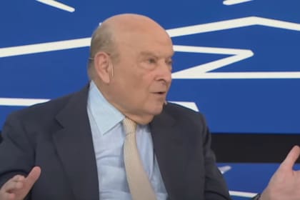 Domingo Cavallo durante una entrevista en LN+.