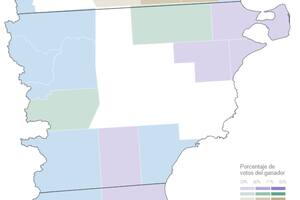 Domingo reñido en Chubut entre LLA y Unidos Podemos