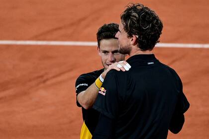 Amigos más allá de la rivalidad: la felicitación de Thiem a Schwartzman