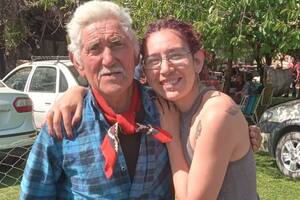 Don Ángel Reyes junto a su hija Ada