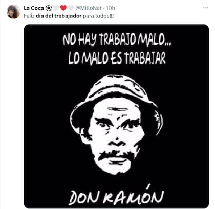 Don Ramón, el mítico personaje de El Chavo del 8, también se convirtió en meme en esta jornada (Foto: X @millonat)