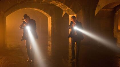 Donal Logue y Ben McKenzie, en una de las escenas de la nueva temporada