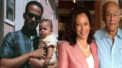 Donald Harris junto a su hija