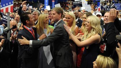 Donald Jr. y Eric Trump dirigirán el imperio de su padre mientras él gobierne