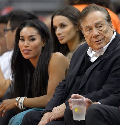 Donald Sterling junto a su asistente personal con la cual fue la conversación que se filtró