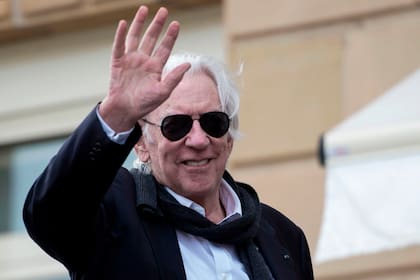 Donald Sutherland llega al Festival de San Sebastián