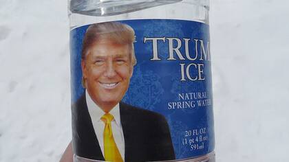 El agua de manantial de Trump