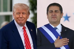 Donald Trump alegó un trato injusto para Juan Orlando Hernández