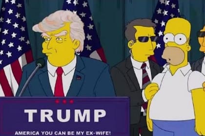 Donald Trump apareció en Los Simpson en diversas ocasiones (Captura video)