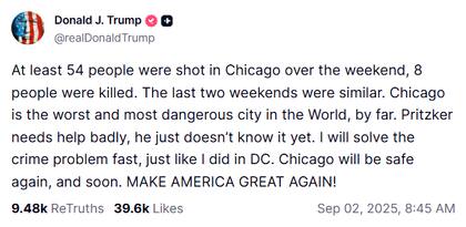 Donald Trump catalogó la ciudad como la más peligrosa del mundo