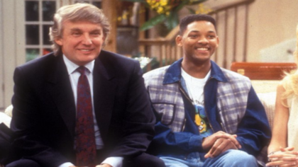 Donald Trump con Will Smith