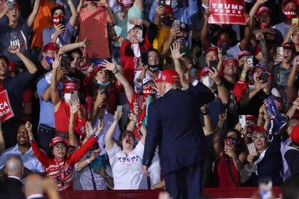 Donald Trump en campaña de cara a las próximas elecciones en Estados Unidos