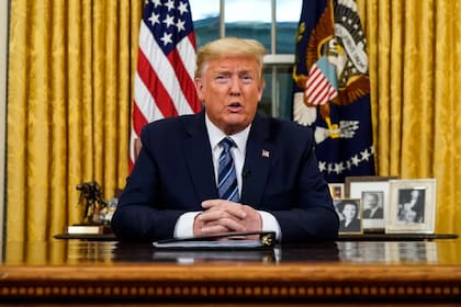 Donald Trump, en la Casa Blanca.