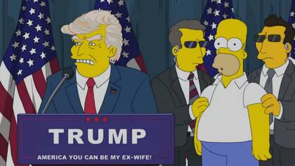 Donald Trump, en Los Simpsons