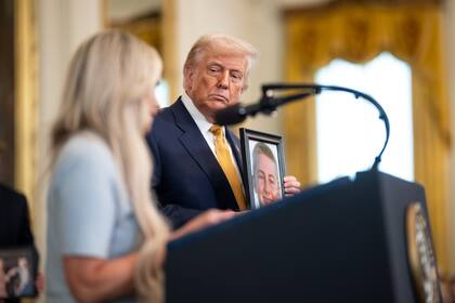Donald Trump, en un anuncio en la Casa Blanca.