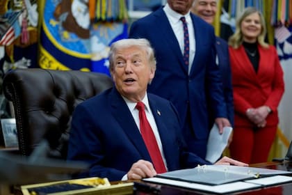 Donald Trump, en un evento en la Casa Blanca.