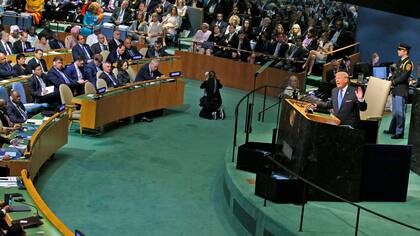 Donald Trump defendió su modelo nacionalista en la ONU