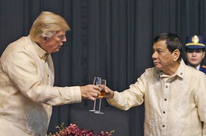 Donald Trump y Rodrigo Duterte
