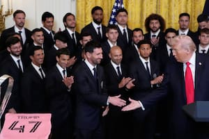 Trump recibe a Messi y al plantel de Inter Miami en la Casa Blanca: cómo es el encuentro