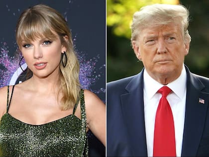 Donald Trump tiene una mala relación con la cantante Taylor Swift, pareja de una de las estrellas de los Kansas City Chiefs