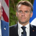 Macron cruzó a Trump por burlarse de su matrimonio y acusar a su esposa de maltratadora