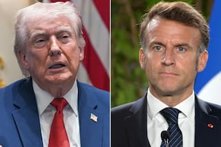 Macron cruzó a Trump por burlarse de su matrimonio y acusar a su esposa de maltratadora