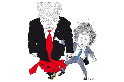 Donald Trump y Javier Milei