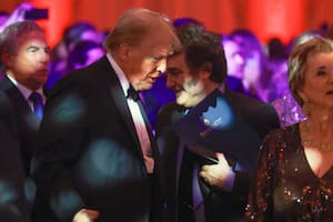 Donald Trump y Javier Milei, en Mar-a-Lago, el 14 de noviembre pasado