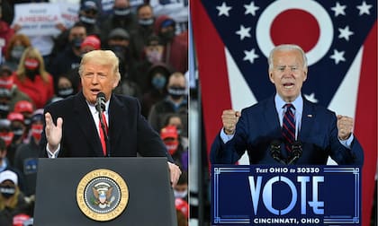 Donald Trump y Joe Biden, protagonistas de las elecciones de Estados Unidos de 2020, y que podrían a volver a ser los candidatos el año próximo