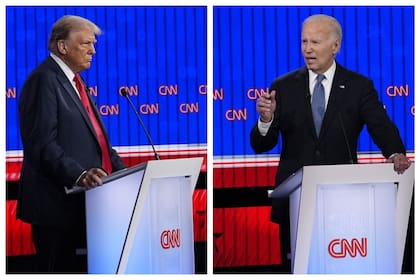 Donald Trump y Joe Biden se enfrentaron en el primer debate