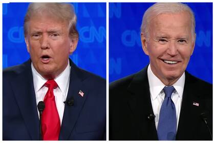 Donald Trump y Joe Biden tuvieron un acalorado debate