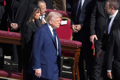Donald Trump y la primera dama, Melania Trump