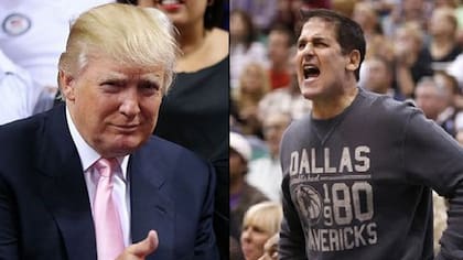 Donald Trump y Mark Cuban