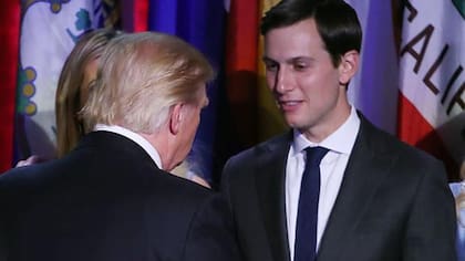 Donald Trump y su yerno, Jared Kushner