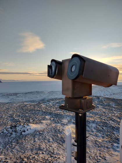 Donaron 13 cámaras para las bases argentinas en la Antártida, que permiten hacer un seguimiento permanente de la fauna local